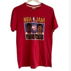 Homage NBA Jam Red T-Shirt Size Small